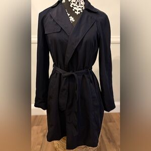 SOLD***ITEM NOT FOR SALE ***Zara Basic Navy Blue Trench Coat US Size: S Women’s